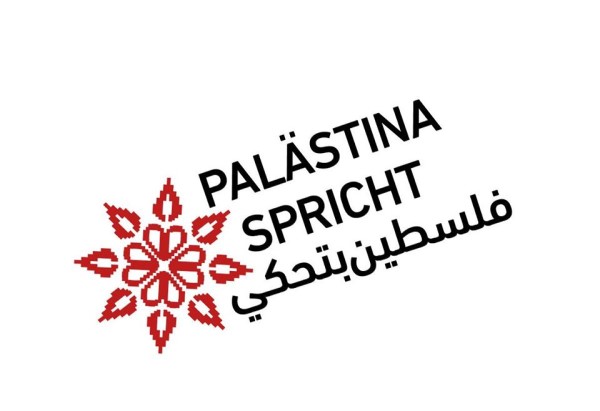 Das Logo von „Palästina Spricht“. 